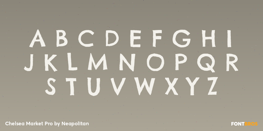 Chelsea Market Pro Font Poster #2
