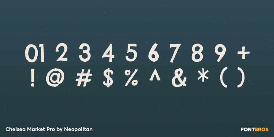 Chelsea Market Pro Font Poster #4