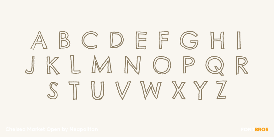 Chelsea Market Open Font Poster #2