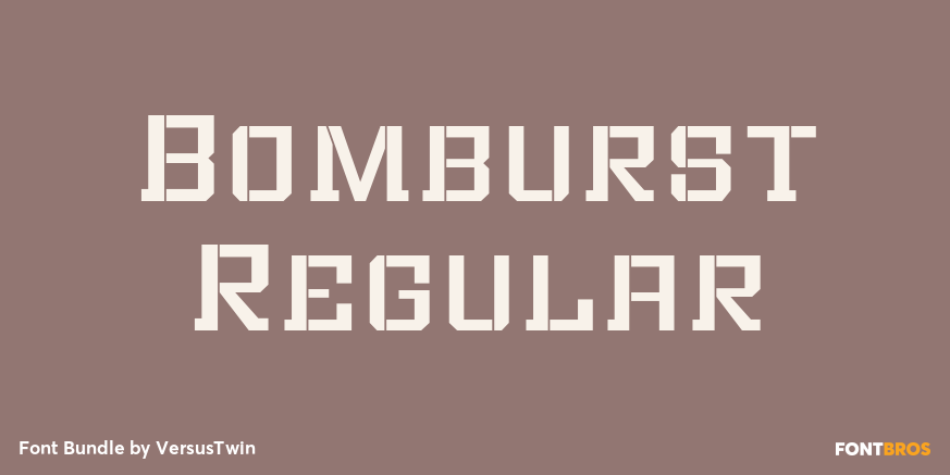 Bomburst Regular Poster