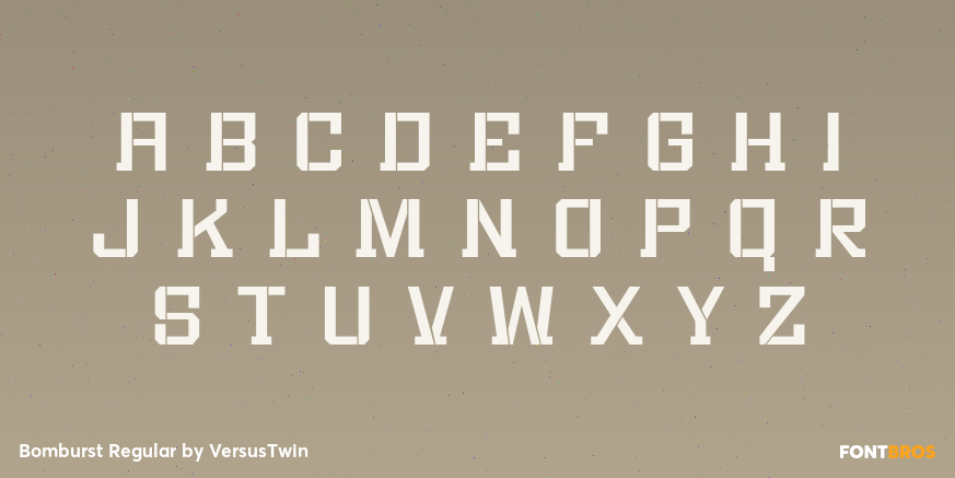 Bomburst Regular Font Poster #2
