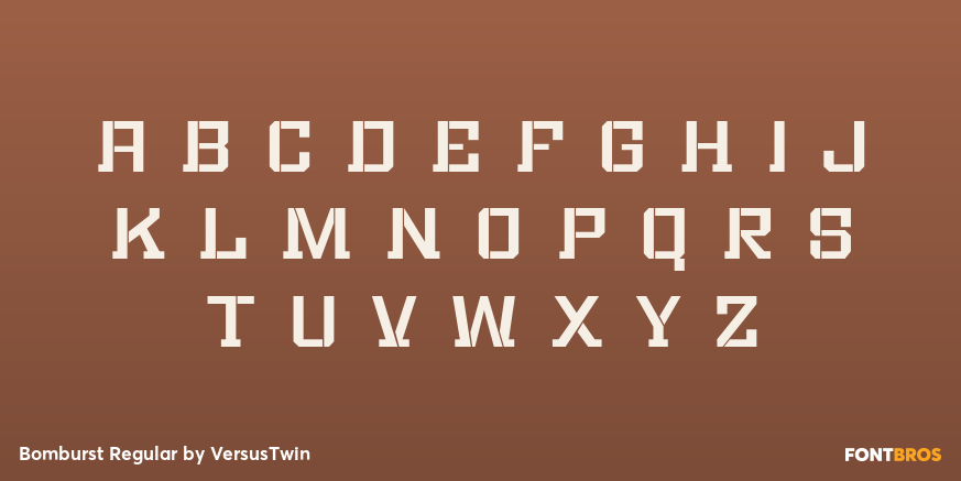Bomburst Regular Font Poster #3