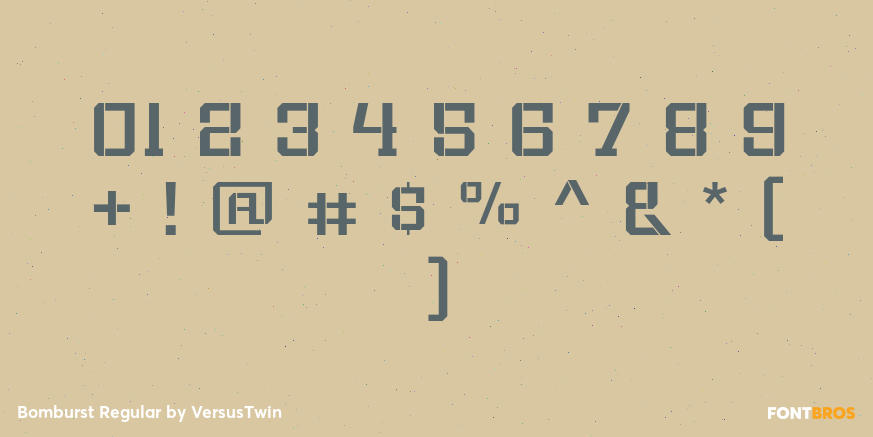 Bomburst Regular Font Poster #4