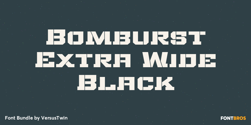 Bomburst Extra Wide Black Poster