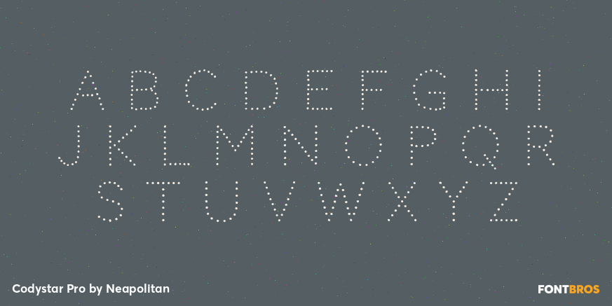 Codystar Pro Font Poster #2