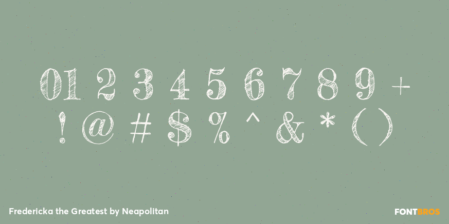 Fredericka the Greatest Font Poster #4