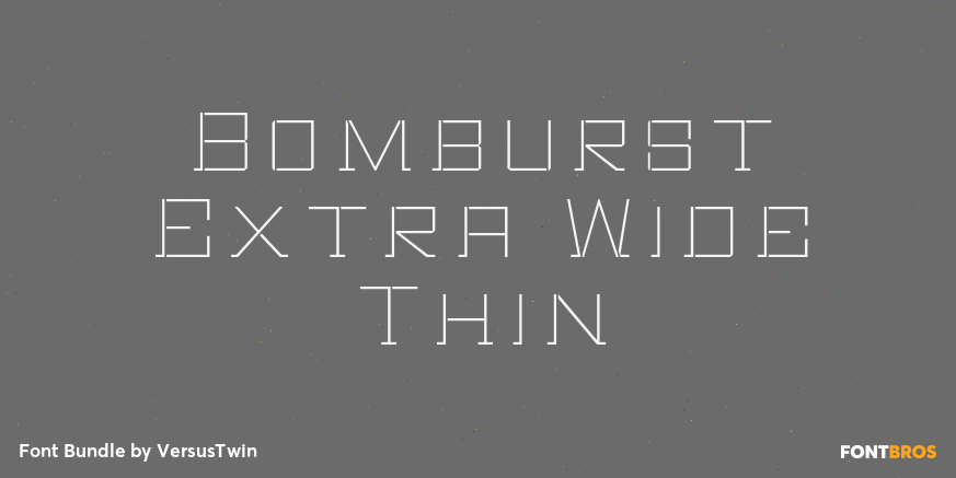 Bomburst Extra Wide Thin Poster