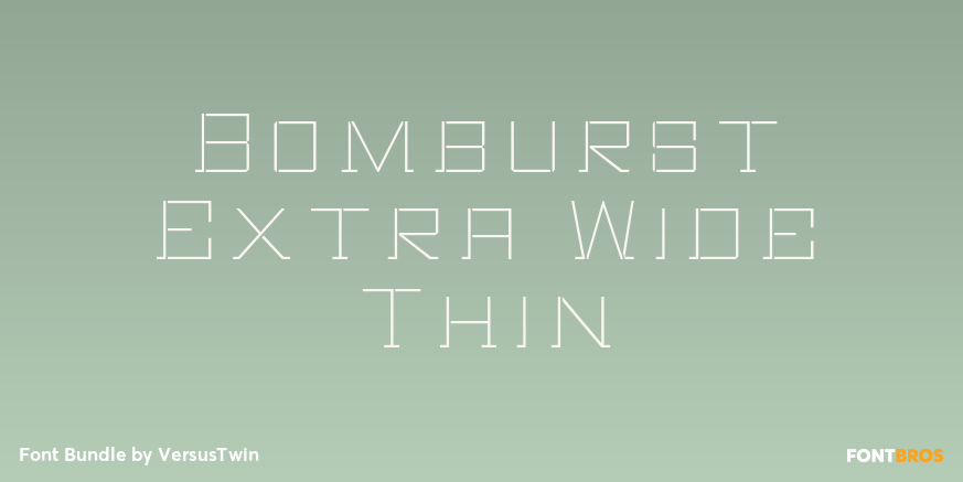 Bomburst Extra Wide Thin Poster