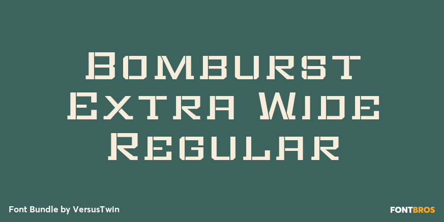 Bomburst Extra Wide Regular Poster