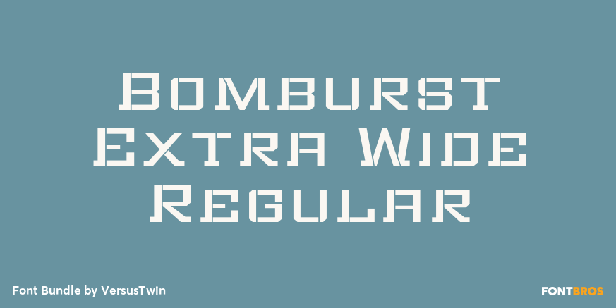 Bomburst Extra Wide Regular Poster