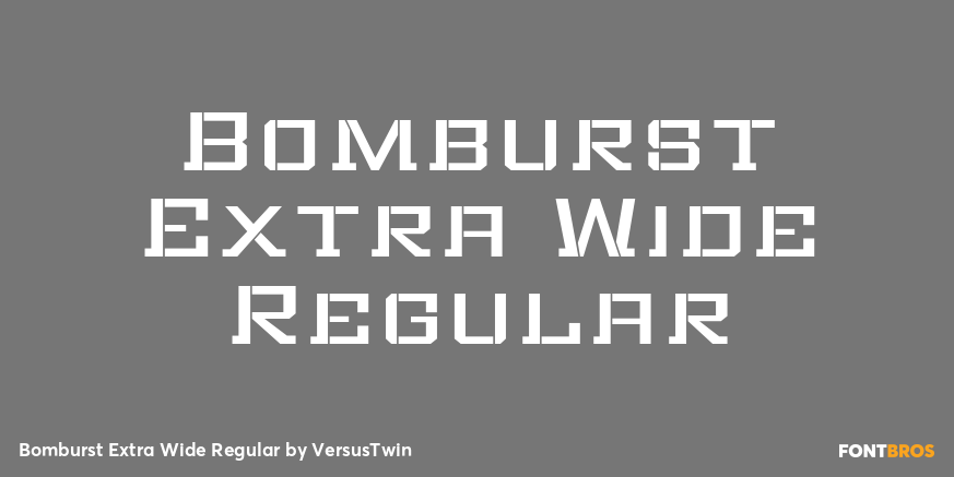 Bomburst Extra Wide Regular Poster