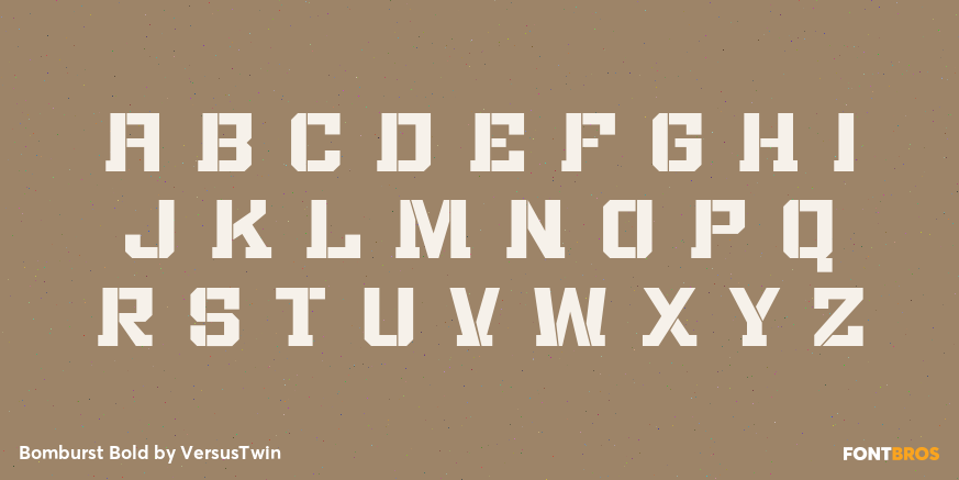 Bomburst Bold Font Poster #2