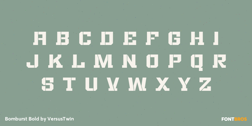 Bomburst Bold Font Poster #3