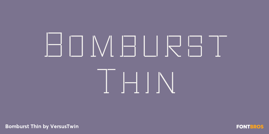 Bomburst Thin Poster