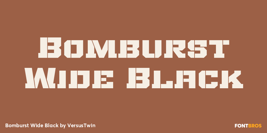 Bomburst Wide Black Poster