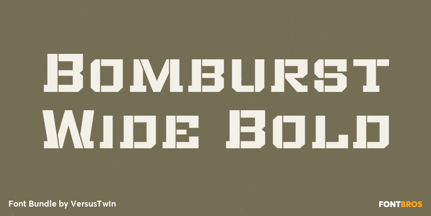 Bomburst Wide Bold Poster