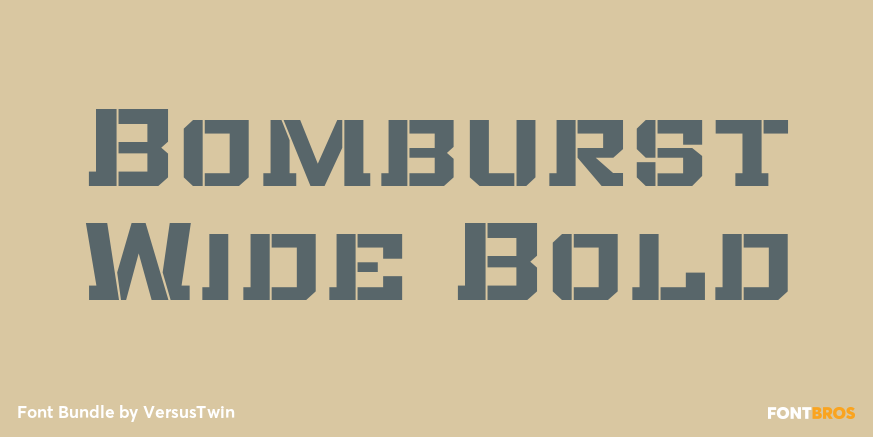 Bomburst Wide Bold Poster
