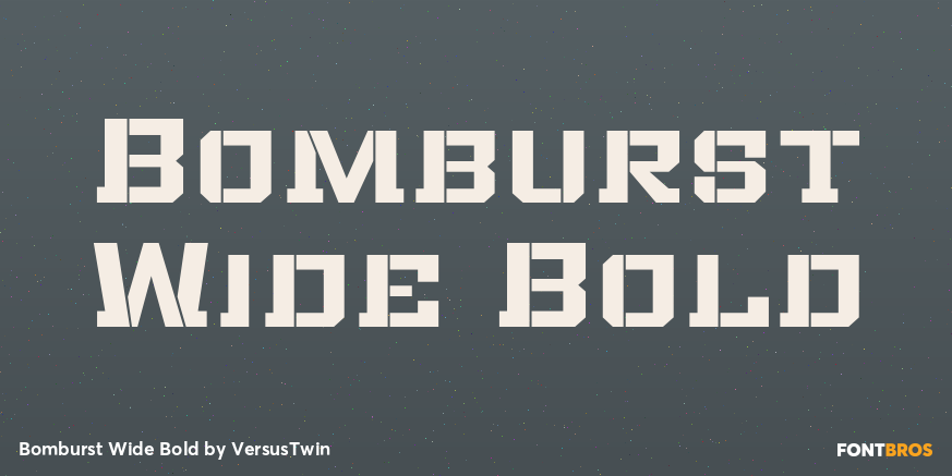 Bomburst Wide Bold Poster