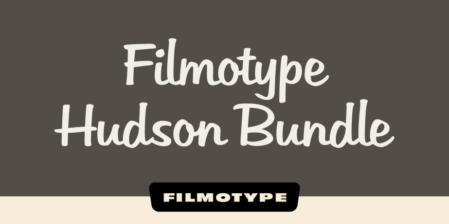 Filmotype Hudson Bundle Poster