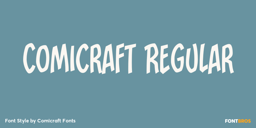 Comicraft Regular Font Poster #1
