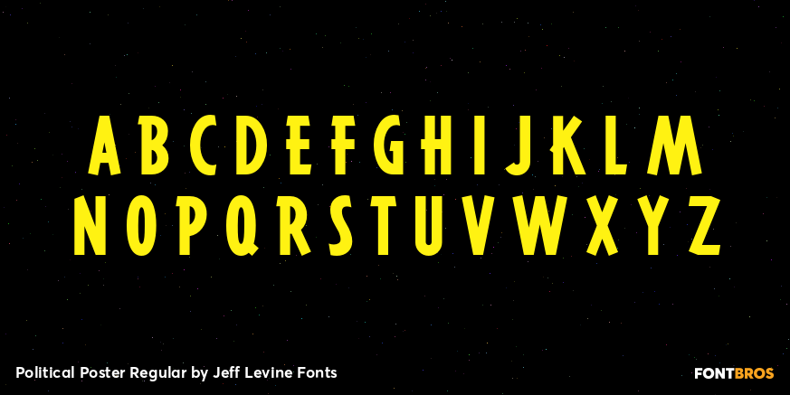 Political Poster Regular Font Poster #3