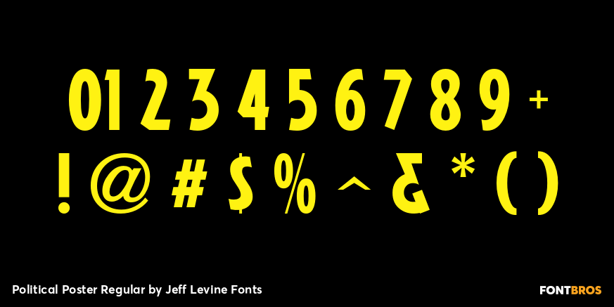 Political Poster Regular Font Poster #4