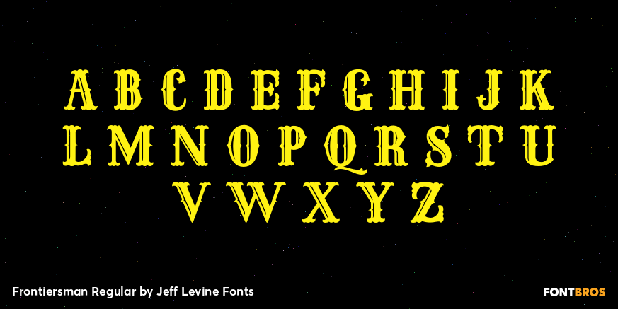Frontiersman Regular Font Poster #3