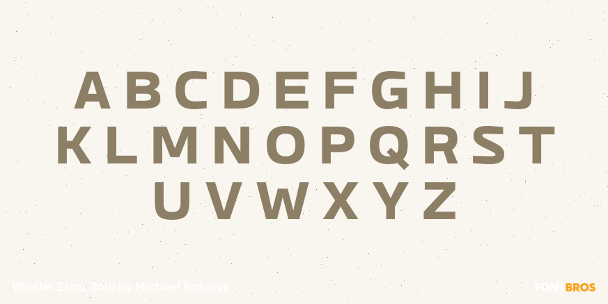 Wintler Extra Bold Font Poster #1