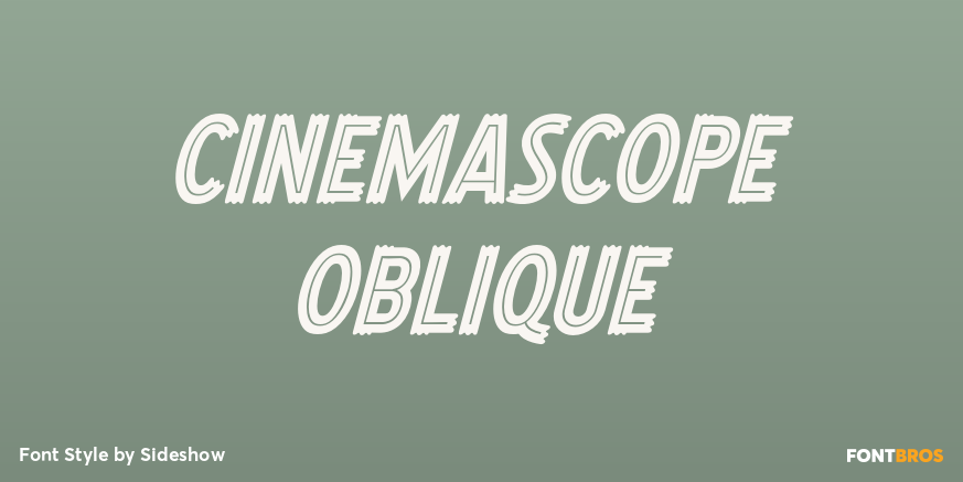 Cinemascope Oblique Poster