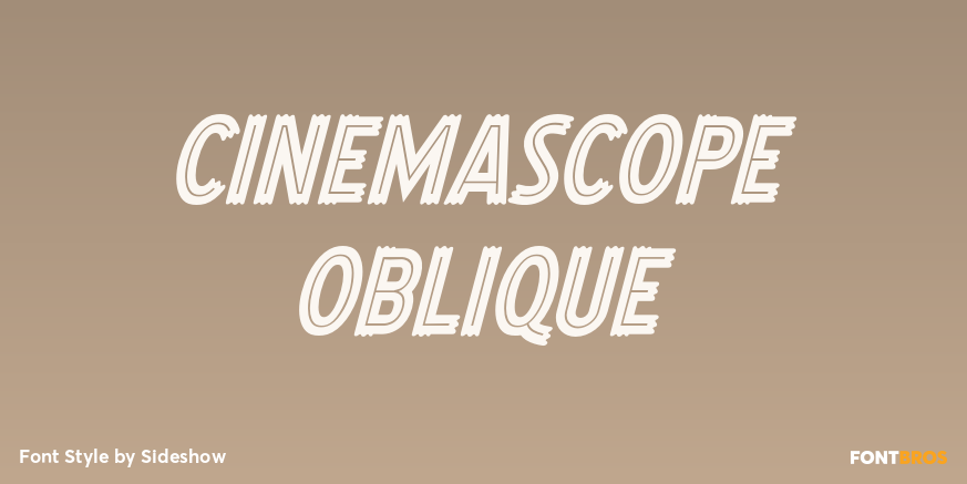 Cinemascope Oblique Poster
