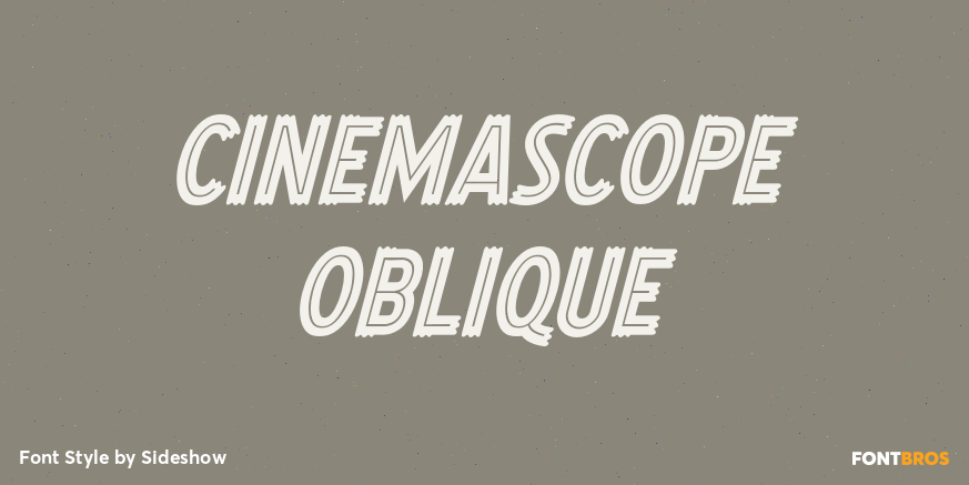 Cinemascope Oblique Poster