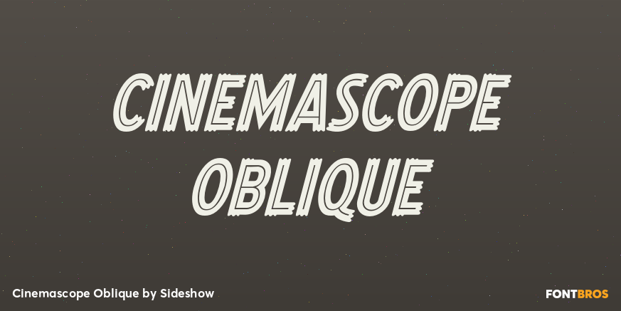Cinemascope Oblique Poster