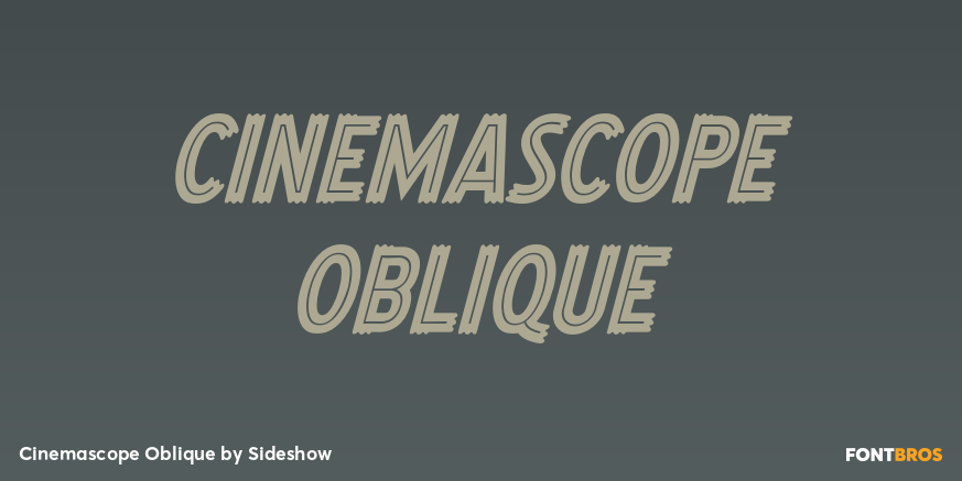 Cinemascope Oblique Poster