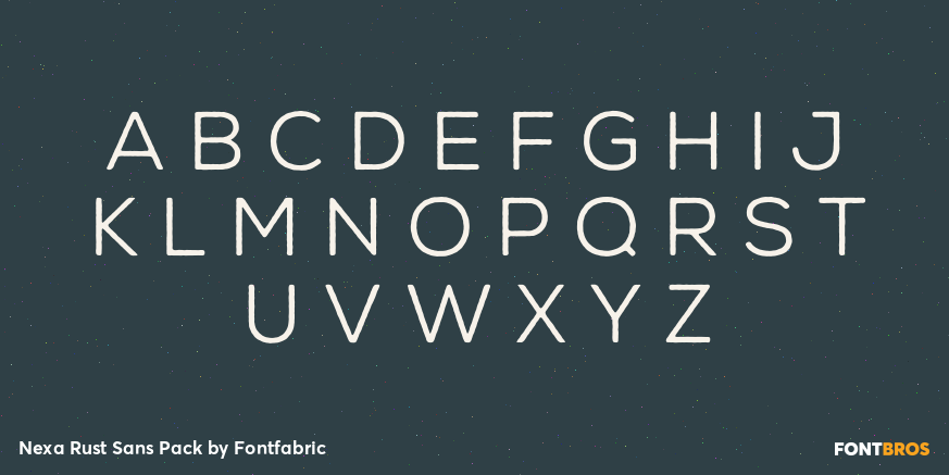 Nexa Rust Sans Pack Font Poster #2