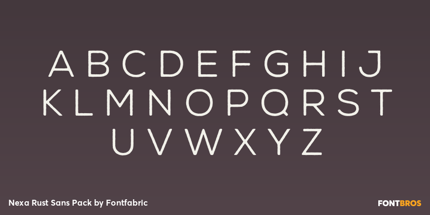 Nexa Rust Sans Pack Font Poster #3
