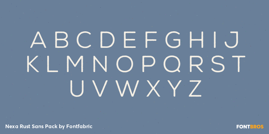 Nexa Rust Sans Pack Font Poster #1