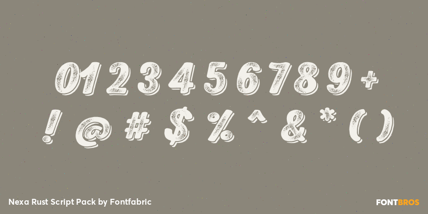 Nexa Rust Script Pack Font Poster #1
