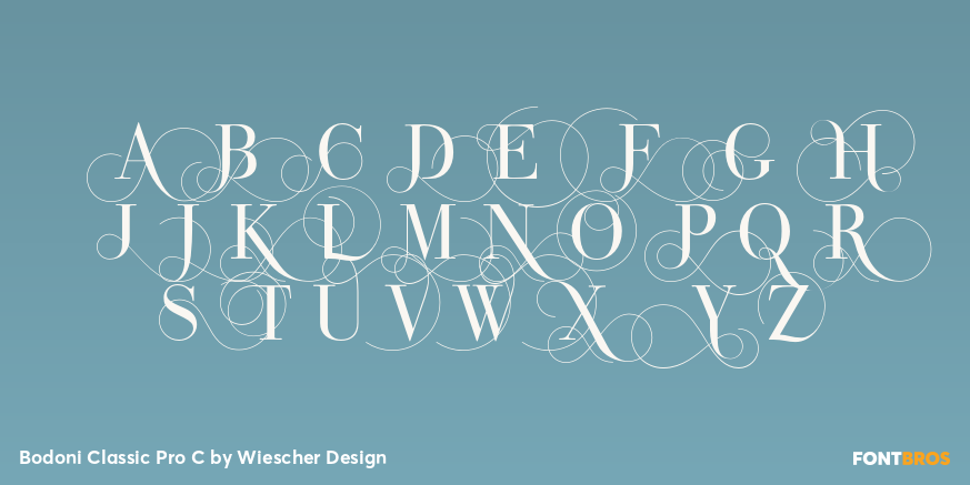 Bodoni Classic Pro C Font Poster #2