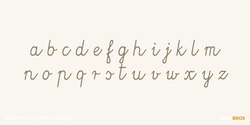 Kidorama Font Poster #3