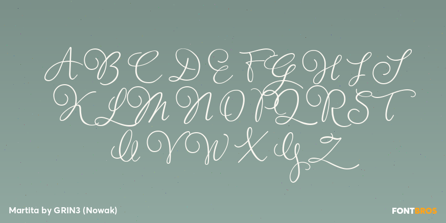Martita Font Poster #2