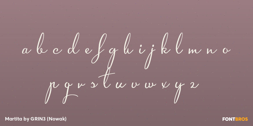 Martita Font Poster #3
