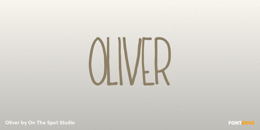 Oliver Font Poster #1