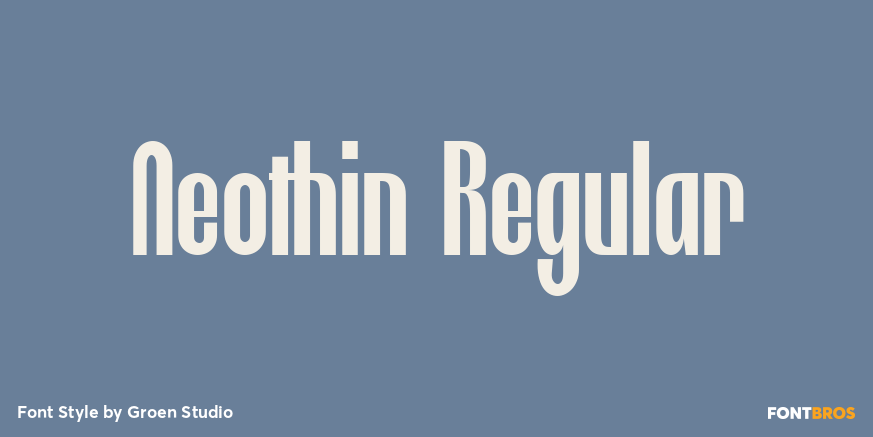 Neothin Regular Poster