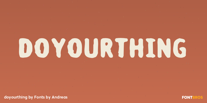 doyourthing Font Poster
