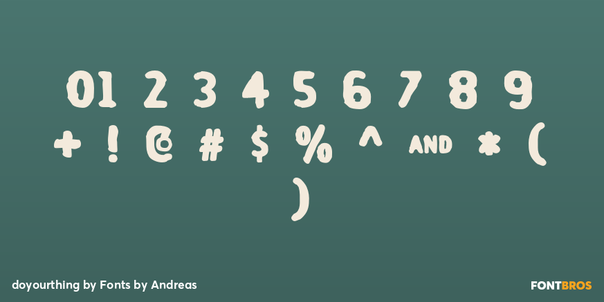 doyourthing Font Poster #4