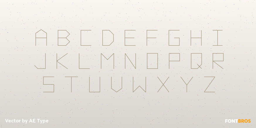 Vector Font Poster #3