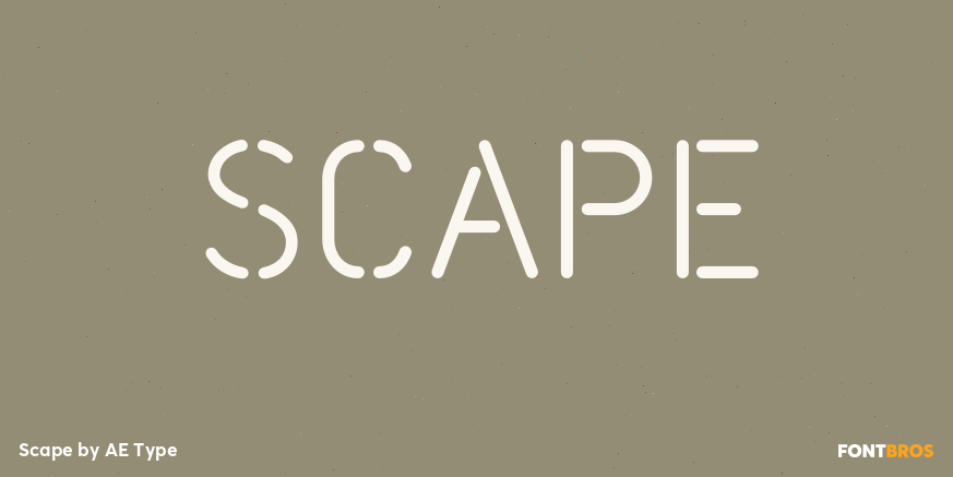Scape Font Family