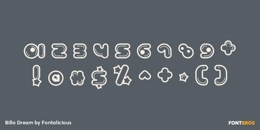 Billo Dream Font Poster #1
