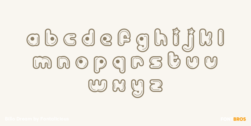 Billo Dream Font Poster #1