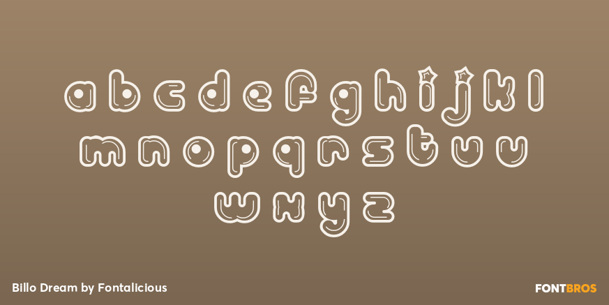 Billo Dream Font Poster #1